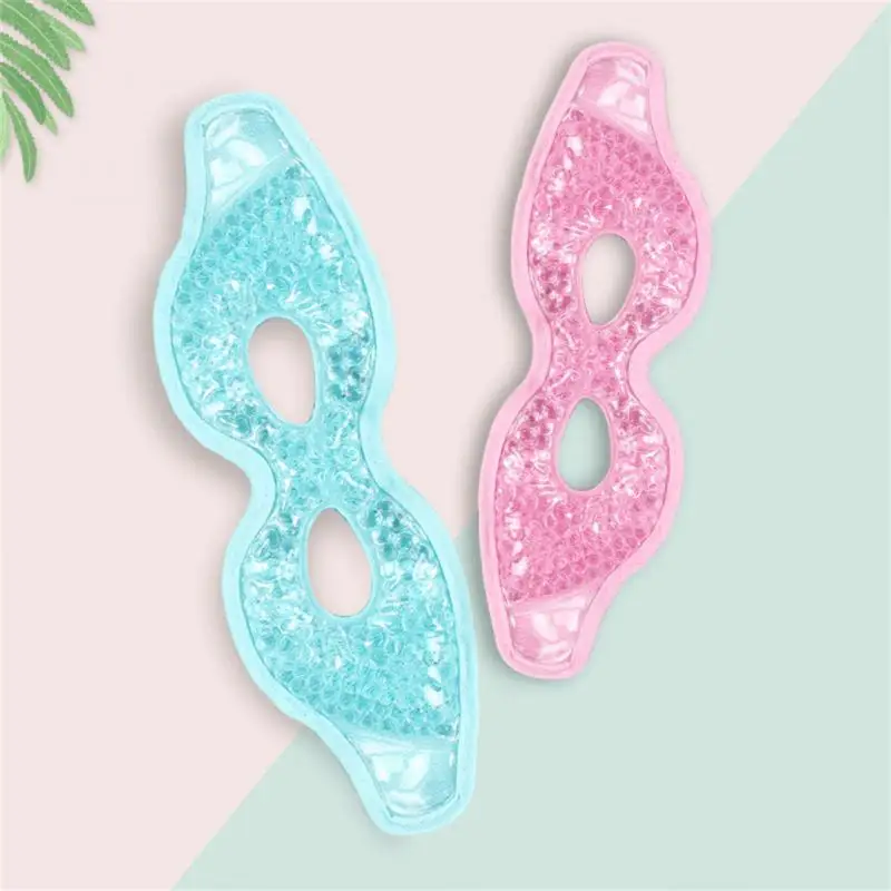 Očná maska ​​gél chladiaca očná maska ​​Sleep Sleep Mask ľadový kompresný kompresný nafúknuté oči oči Krása spanie maska ​​relaxačný gélový očný podložka Patche