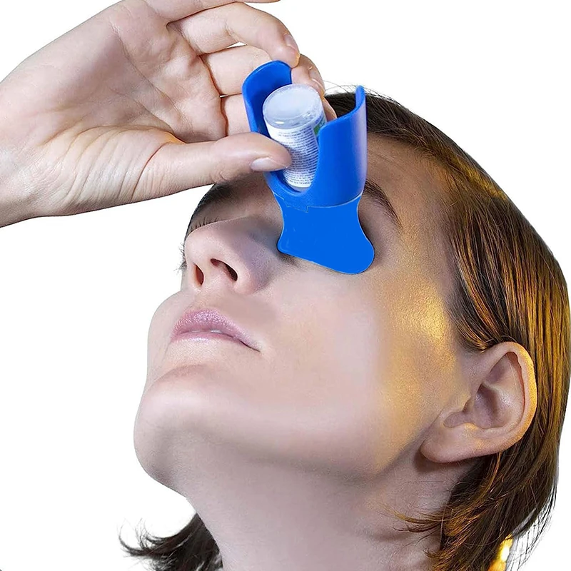 Očné kvapky držiak na očné kvapky fľaše fľašky pomocné očné masti kvapky držiak zariadenia Zariadenie Eye Drop Guide Pomoc Pomoc Príspevok na starostlivosť o oči