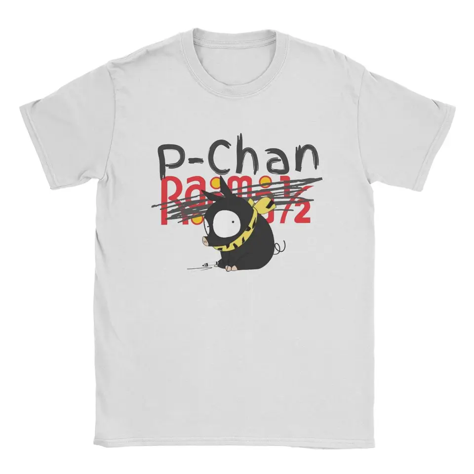P-chan Ranma 1/2 Logo Tričká Men Funny Pure Cotton Tees o krk s krátkym rukávom tričko s tlačenými vrcholmi