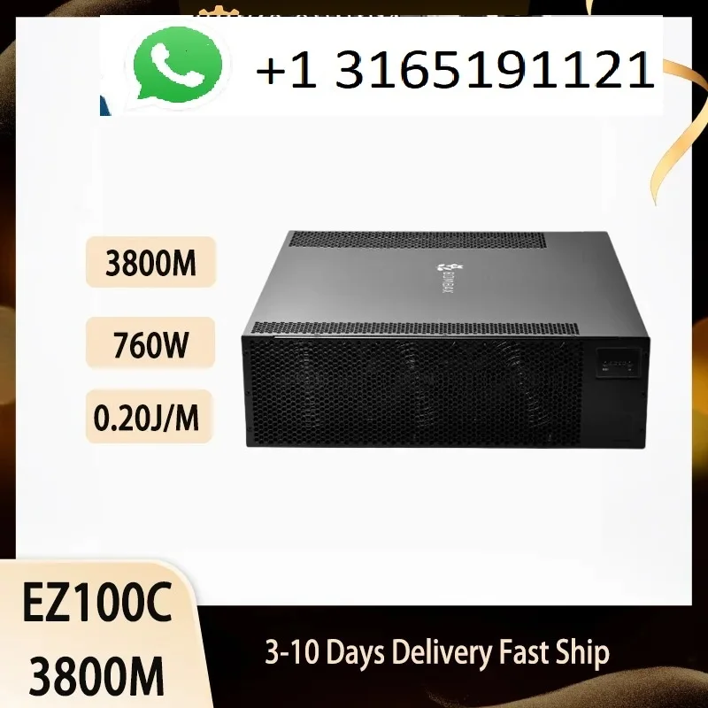 P. Najlepší predaj kúpiť 5 Získajte 3 Bombax EZ100-C 3800M 760 W tiché ťažobní stroj EZ100C atď. Zil Ethereum ASIC Miner