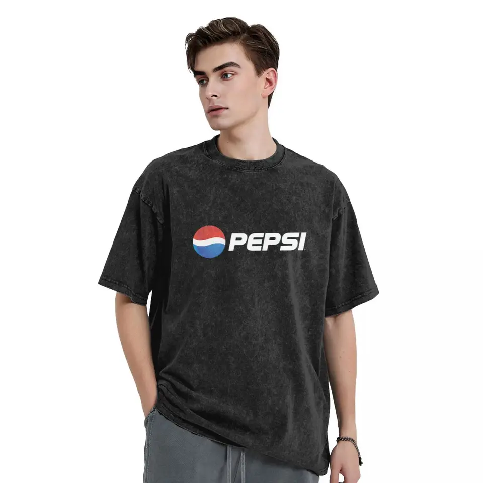 P-pepsi luxusné retro košele pre mužov letná tlač košele Vysoko kvalitné oblečenie Streetwear