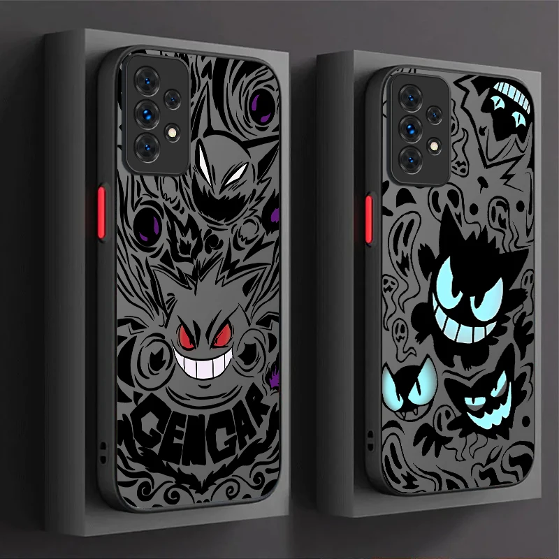 P-Pokemon Gengar Bumper Puzdiar pre puzdro pre Samsung Galaxy A54 A34 A24 A14 A13 A73 A23 A05 A05S A72 A52 A52S A32 A22 A22 A22 A12 A31 A51 A71