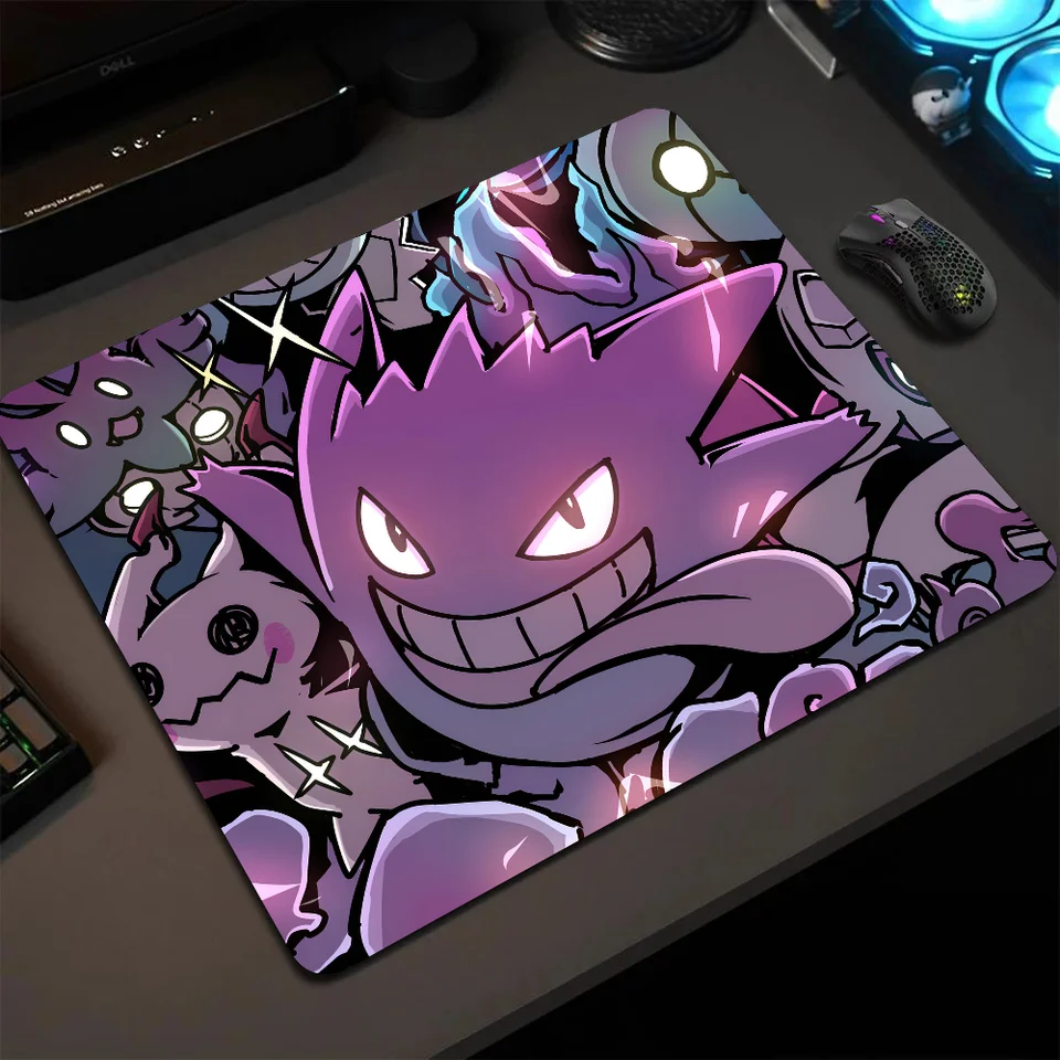 P-Pokemon-Gengar Grande MousePad Small Lockedge Mouse podložka pre hráčov počítačový stôl PAD proti sklzu