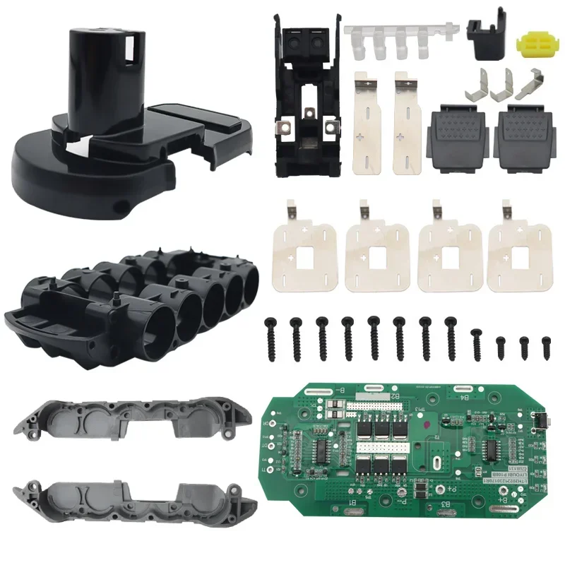 P108B 5*18650 Plastové puzdro na nabíjanie obvodov na nabíjanie PCB pre dosku Ryobi 18V 9AH P103 BPL-1815/1820G/18151/1820 ONE+
