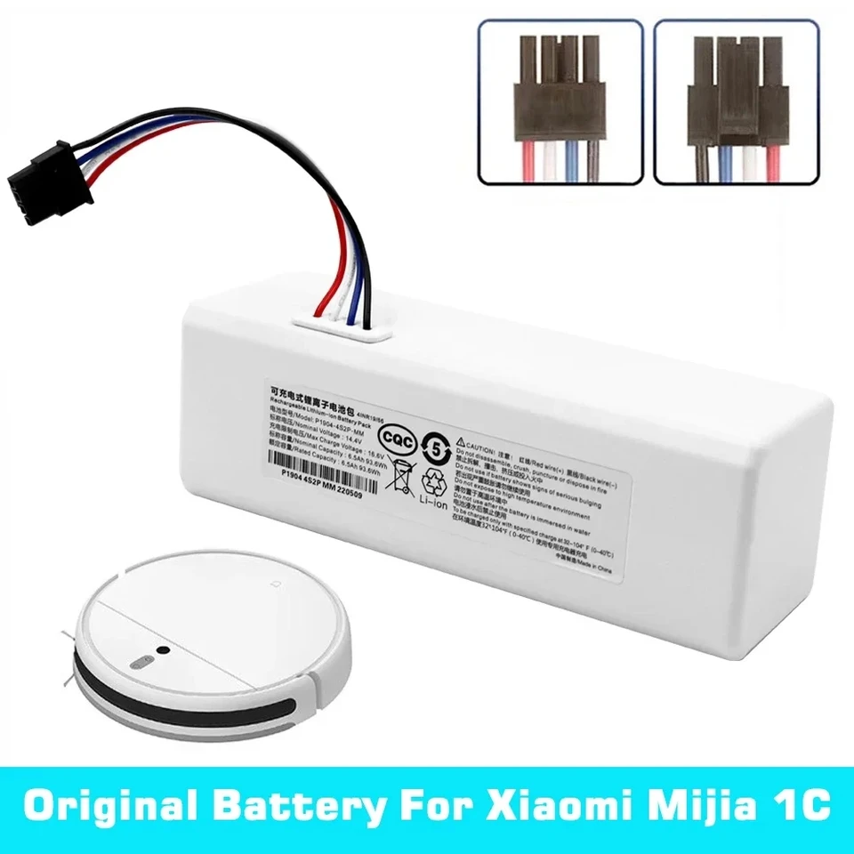 P1904-4S1P-MM batéria pre Xiaomi Mijia 1C Stytj01ZHM Robot VACUUM Mop Cleaner Accessories Parts Original