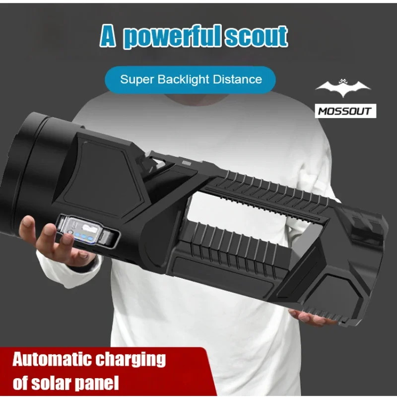P70 Searchlight Outdoor Multifunkčné osvetlenie LED Vysoko výkonná baterka na dlhú vzdialenosť USB ručnú lampu Kempovanie baterky