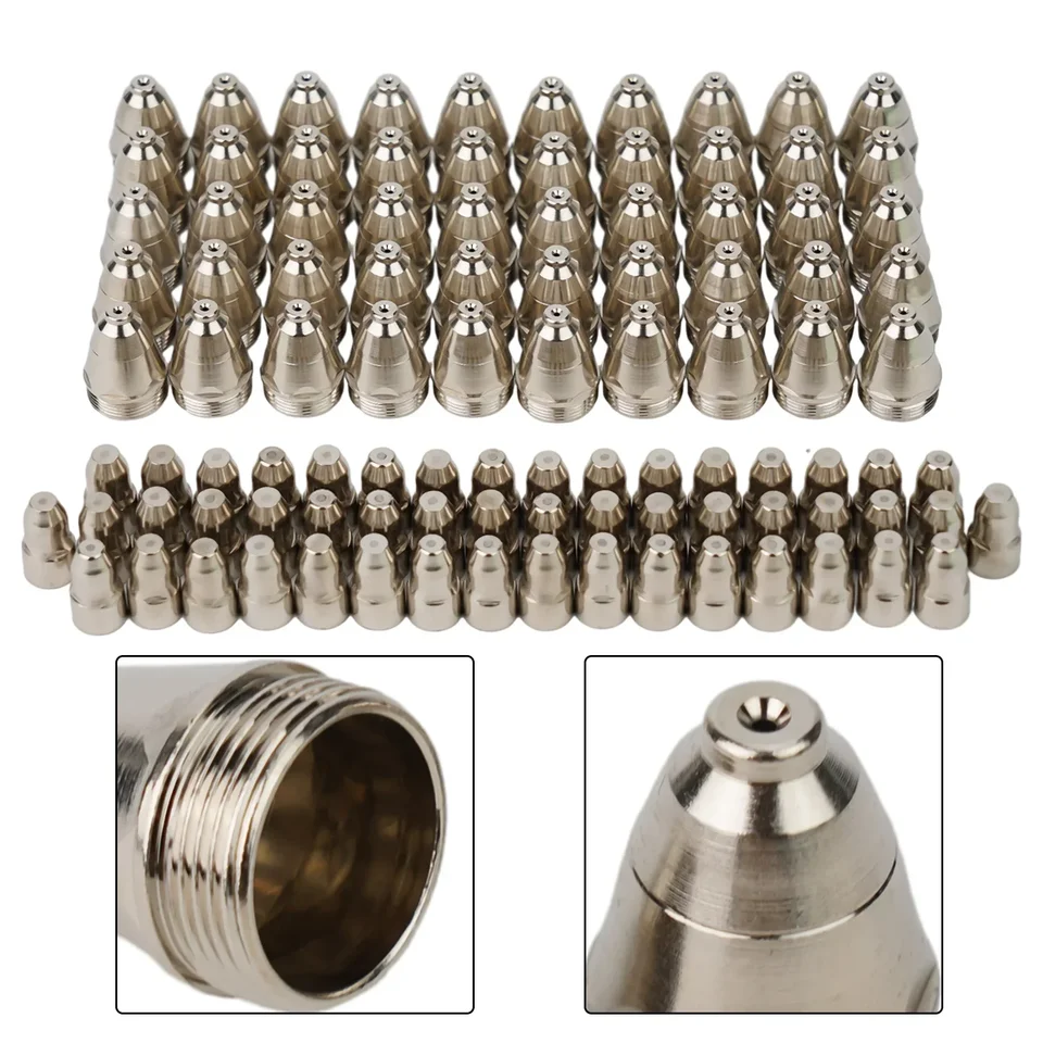 P80 Plazmatická elektróda Tip Tip Topter Torch Set 100ks pre rezy 70 strih 80 rezu 100 strih 120 Plazmové rezanie stroje