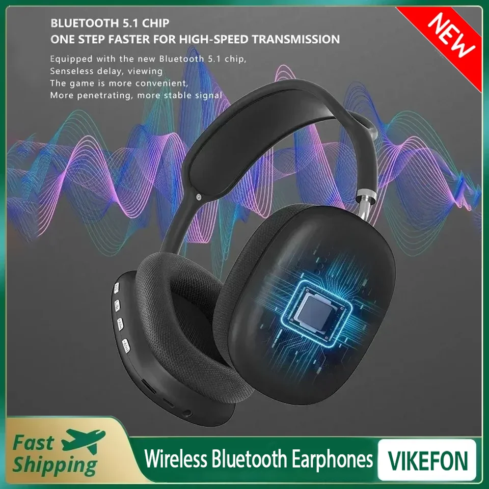 P9 Wireless Bluetooth Headset Outdoor Sports Gaming Bezdrôtové slúchadlá s mikrofónom, ktorý potláčal slúchadlá Bluetooth