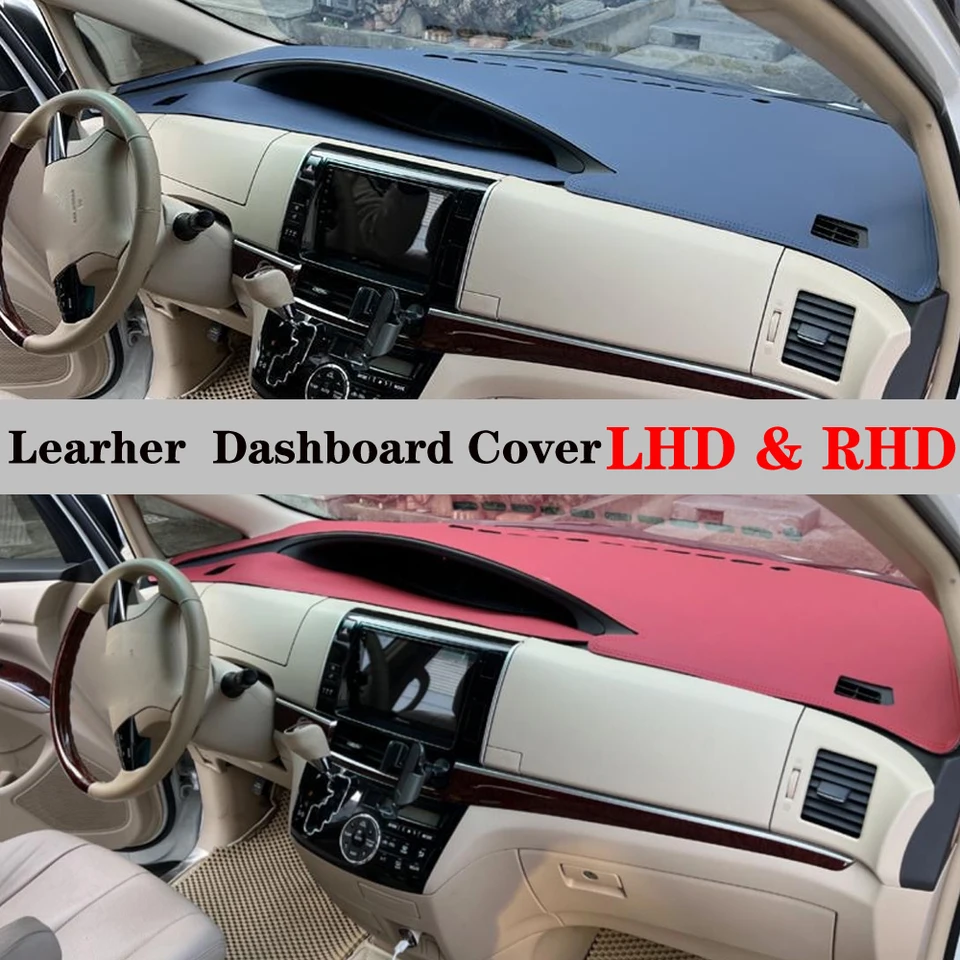 PA kožená prístrojová doska PASEL PASE pre Toyota Previa 50 2006-2019 XR50 odhadu Tarago príslušenstvo príslušenstvo Sunshade Carpet Anti-UV