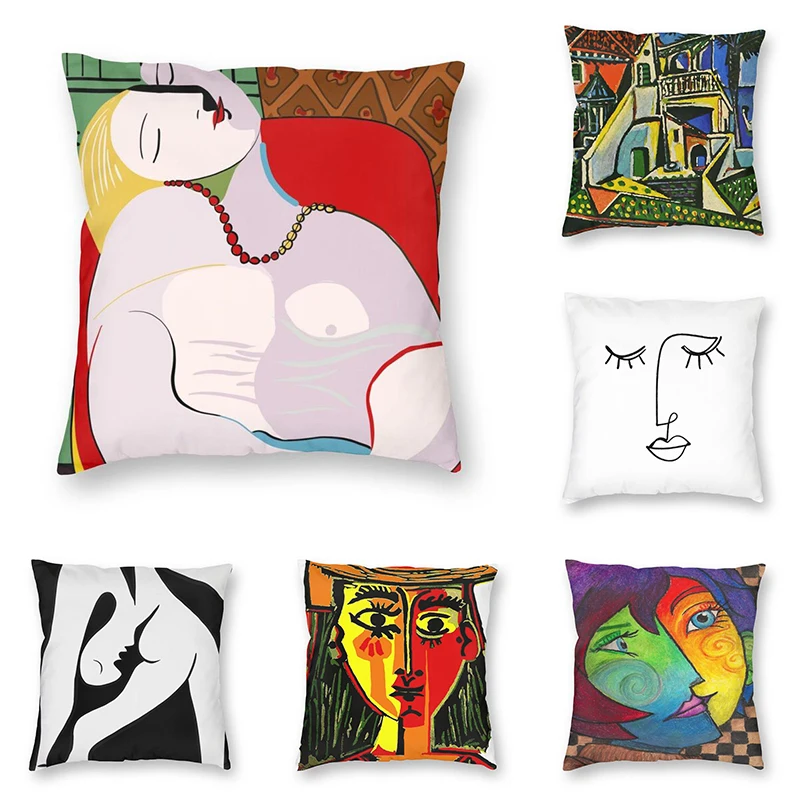 Pablo picasso vankúšový kryt umenia vankúš na pohovku spálne dekor