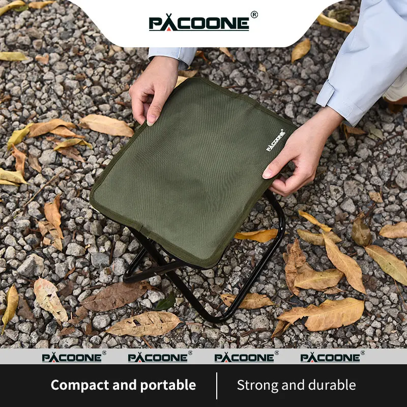Pacoone Outdoor Campingova stolička Hliníková zliatina skladacia stolička Rybárska piknik s vreckovým prenosným kreslom