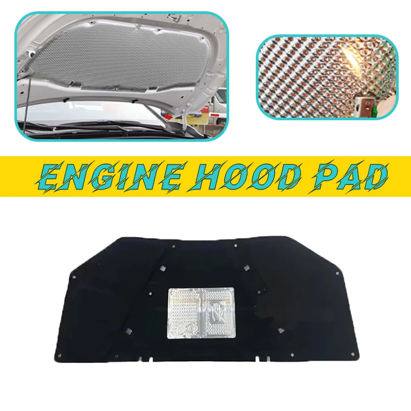 Pad kapucňa automobilu pre Hyundai Tucson LM 2010-2015 2011 2012 2013 tepelná izolácia bavlnená mata Pat Fireproof zvukové príslušenstvo