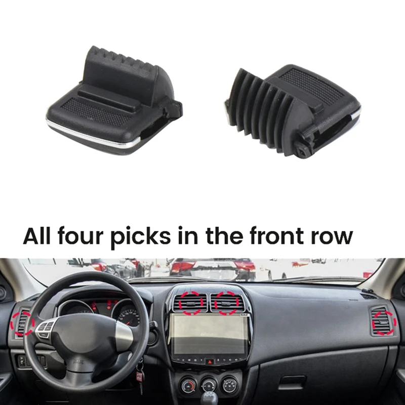 Paddle klip pre automobilový vzduch pre Mitsubishi Outlander Sport ASX 2013-2018 Dashboard automobilu A/C Venterové náhradné diely 1 kus