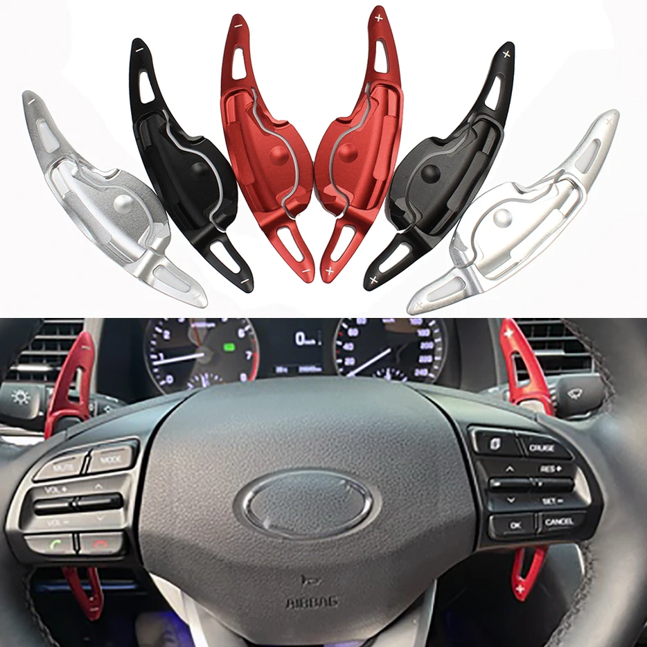 Paddle radiaci pre Hyundai La Festa 2019 2020 Hliníková zliatina automobilu Auto volant Saddles Extension DSG Styling 2P Auto príslušenstva