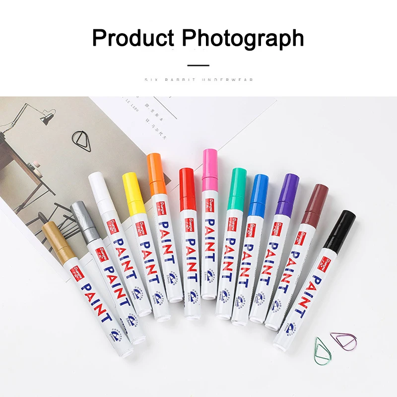 Paint Pen M101 Značka badminton Racket Touch Up Pet Pen DIY Art Painting Graffiti Pen 2,8 mm