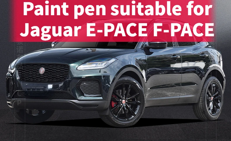 Paint pero vhodné pre Jaguar E-PACE F-Pace Paint Pen UK Racing Green Car Scratch Opravy biely epace fpace