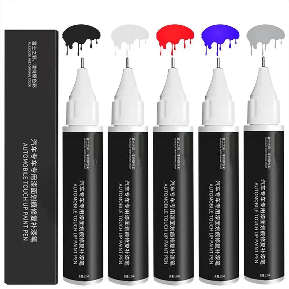 Paint pero vhodné pre Tesla X/Y/S Takty-up vŕtacie pero obsidiánske vozidlá Dodávky Originálne opravy farby Artefakt