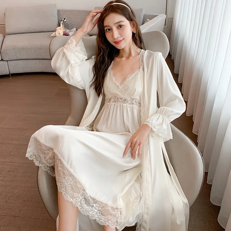 Palace Princezná pyžamá Dámske nočné košele pre ženy sexy nočné šaty Sexy Sling Night Dress Lace Lace Nightwear Faire Costume Women Women