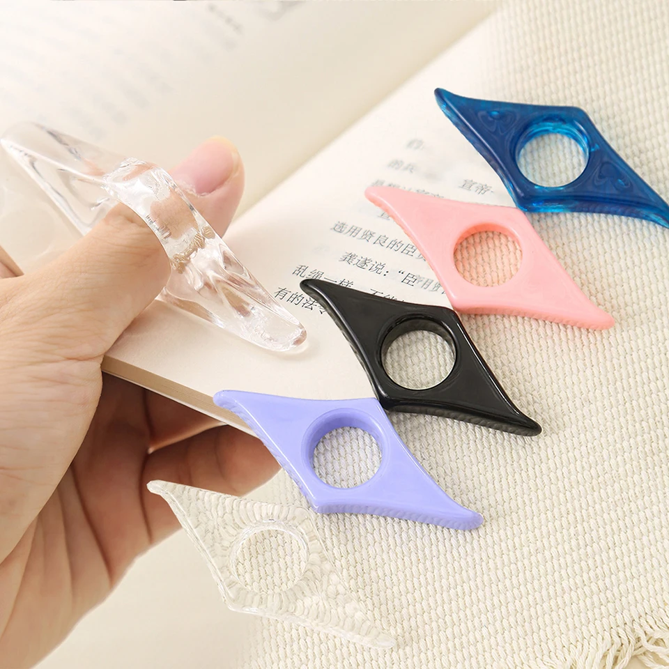 Palcovia kniha Stránka Stránka Držiteľ školy School Supplies Expander Book Držiteľ čítania knihy Spreader Bookmark Príslušenstvo