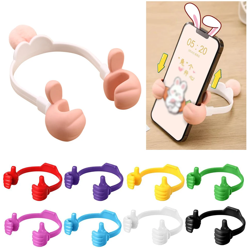 Palcovité mobilné telefóny držiak na mobilné telefóny Tablet Cradle pre stolové počítače Tablety mobilných telefónov Smartphone Mobile Tablety nastaviteľné flexibilné