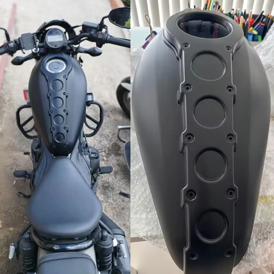 Palivová nádrž na motocykle Paliv na pokrytie pokrytia pre Honda Rebel 500 CMX 300 CMX300 17-2022 2023 CMX500 Príslušenstvo ochranca