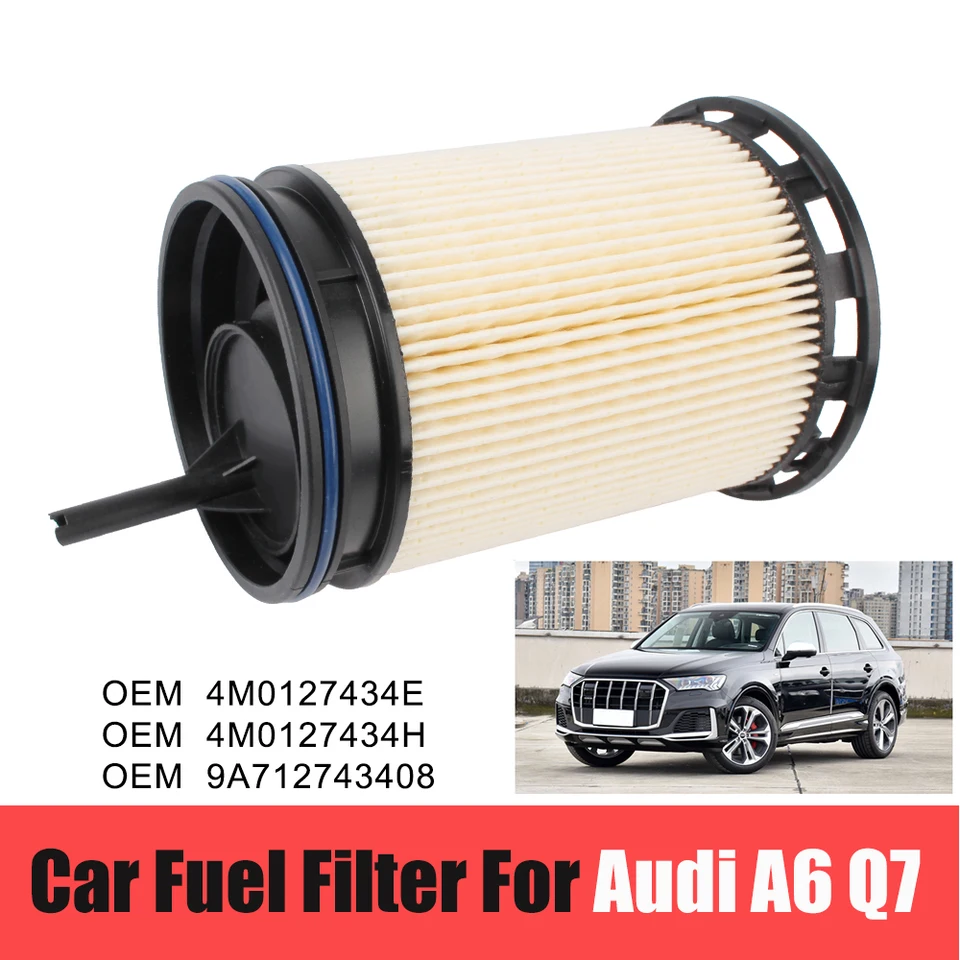 Palivový filter automobilu pre Audi A6 Q7 3.0 TDI Volkswagen VW Touareg Cr7 4M0127434E 4M0127434H 9A712743408 Príslušenstvo pre dieselové olejové filtra