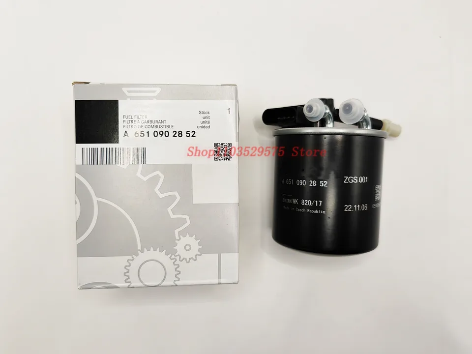 Palivový filter nafty 6510902852 6510901652 A6510902852 A6510901652 pre Mercedes-Benzz C Class W205 S205 C250D C250 WK820/17