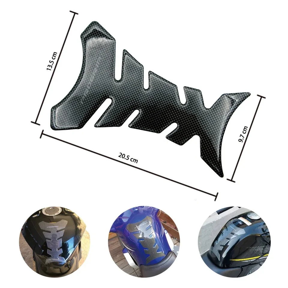 Palivový kryt na motorové vlákno Palivový kryt kryt krytu nálepky na nálepku na nálepky na nálepky na nálepky pre podložky pre Yamaha R1 R6 FZ6R FZ1S FZER FZ6 FZ8 XJ6 RACING