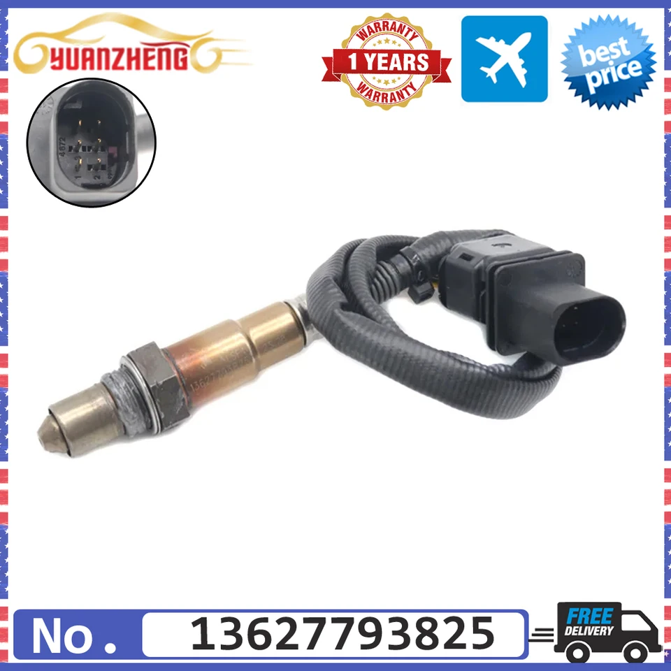 Palivový pomer vzduchu Lambda Oxygen O2 Senzor 13627793825 pre BMW 1 2 3 4 5 6 7 Series X1 X3 X4 X5 X6 328D 1928404682 13627791592