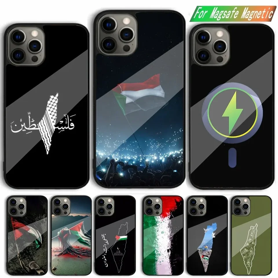 PALL za oslobodenie za oslobodenie za slobodu pre iPhone 15,14,13,12,11, plus, Pro, Max Mini Magsafe Magnetic Wireless nabíjanie