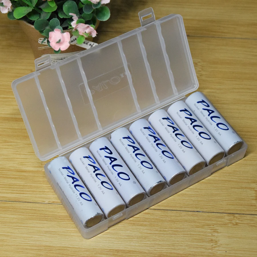 Palo 1,2V AA AAA 4-8 Slots Battery Box