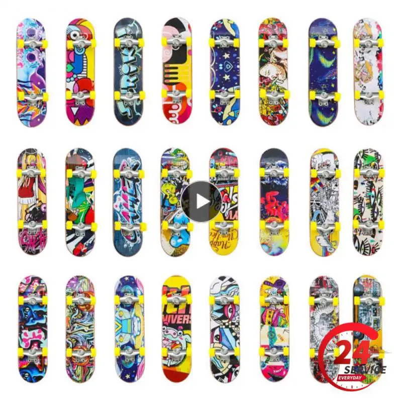 Palubná plošina s dvoma koliesovými sklíčkami BMX Fingertip hmatníka topánky Mini Ramp Skateboarding Finger Board Set pre deti Darčeky