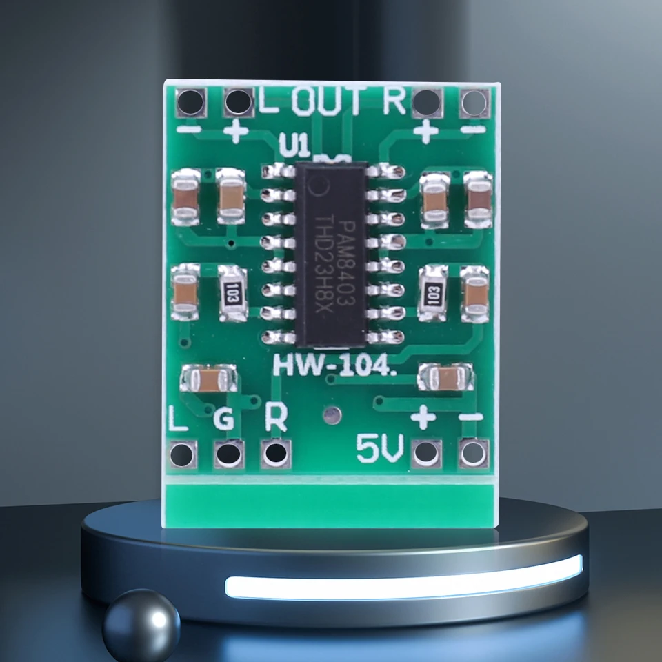 PAM8403 MODUL Audio reproduktor zvukový zosilňovač doska trieda D Super Mini Digital Amplifier Board DC2.5-5.5V napájanie napájania