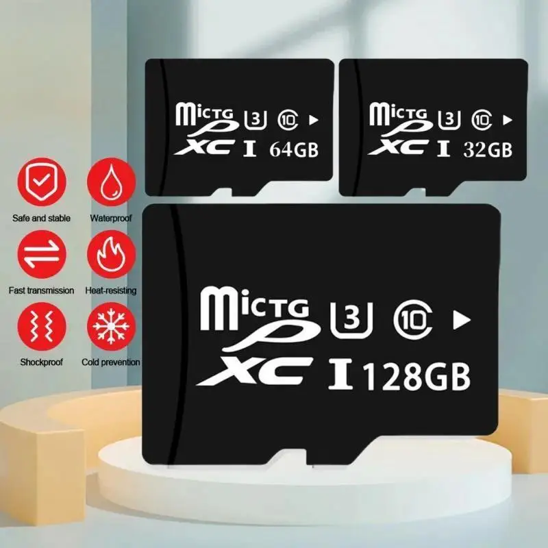Pamäťová karta vysokorýchlostná karta C10 SD Card 128 GB 64 GB 32 GB U3 A2 Flash Card Micro Tarjeta SD pre telefón