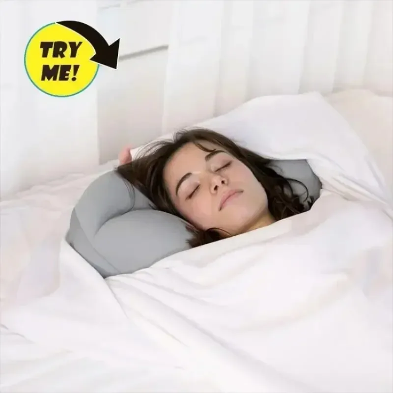 Pamäťová pena vankúš pomáha spánku spánok všestranný spánok vankúš Krh Massager spanie zdravie krk hrboľ relax vonku