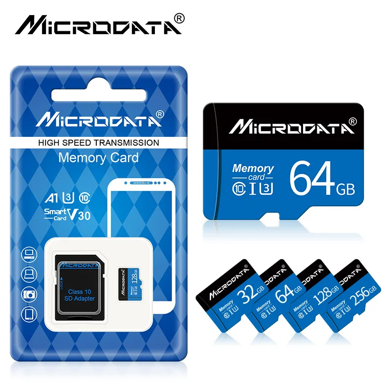Pamäťové karty Mini SD pre telefón, Micro TF Flash Drive, 4 GB, 8 GB, 16 GB, 32 GB, 64 GB, 128 GB, 256 GB, veľkoobchod, trieda 10, vysoká rýchlosť