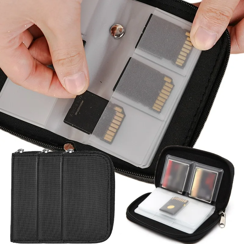 Pamäťové karty prenosné pamäťové karty držiak vrecká Organizátor 22 slot SD Micro SD CF SDHC SDXC MMC Digitálne médiá úložisko