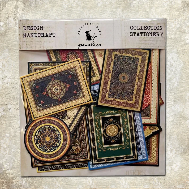 Panalisacraft 17ks hrubý papier vintage kartón Die Cuts Collection Kit Scrapbooking Planner/Card Tering/Project Project