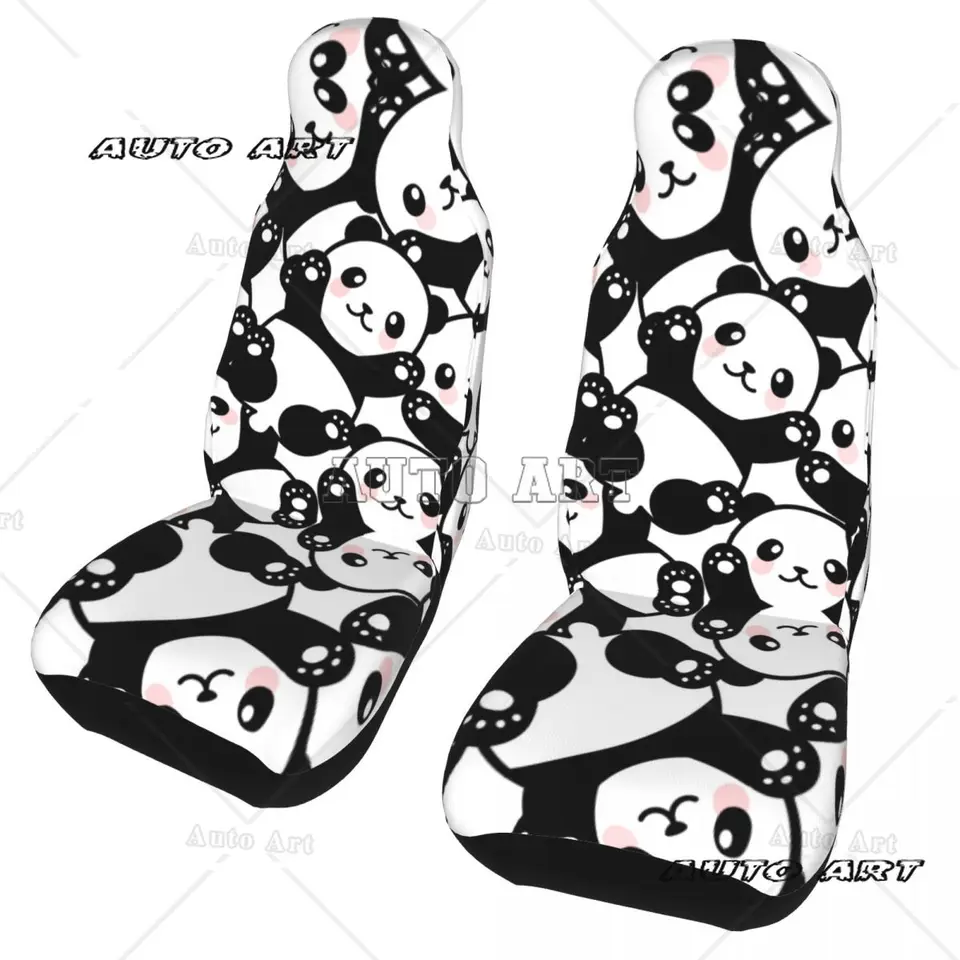 Panda Autost Cover Cover Protector Interiérové ​​príslušenstvo vhodné pre všetky druhy modely Cartoon Ochrana automobilových sedadiel pokrýva rybolov