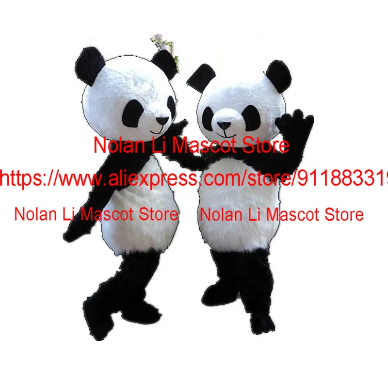 Panda Mascot kostým karikatúra set cosplay party hra reklama karneval halloween vianočné Veľkú noc veľkosti dospelých 1236