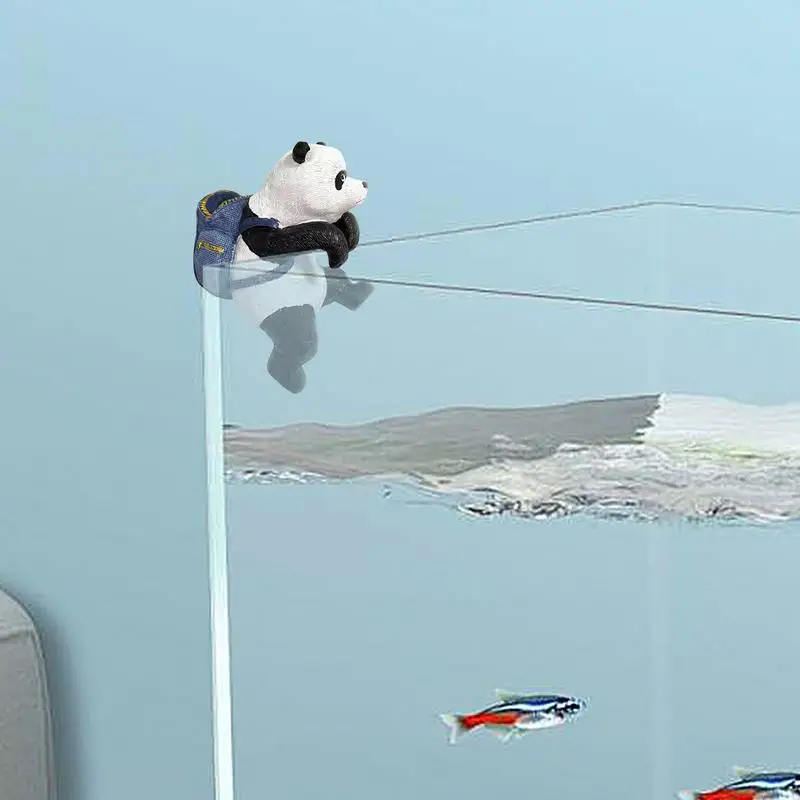 Panda socha dekor realistické hračky Zvieratá figúrky hračky Zvieratá figúrky živici dekorácia maskot maskot tank Terénne úpravy dekorácie pre
