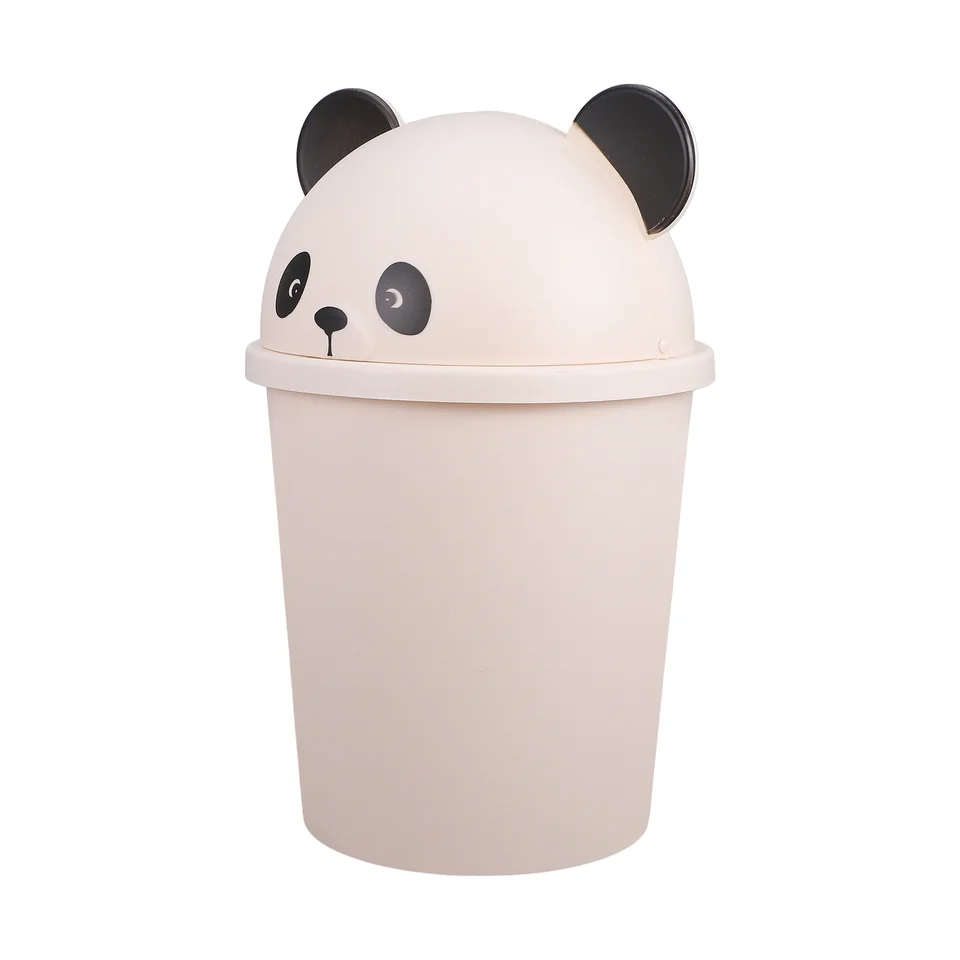 Panda Trash Can Rins s vekom Najlepšie vonkajšie psie hovno kontajner kúpeľňa odpadky v kancelárii Plast Plast