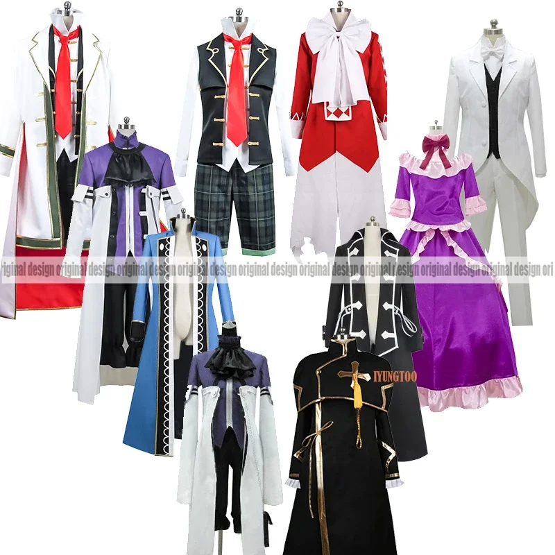 Pandora Hearts Oz Vessalius Jack Vessalius Oscar Vessalius Oblečenie kostým Cosplay, prispôsobený akceptovaným