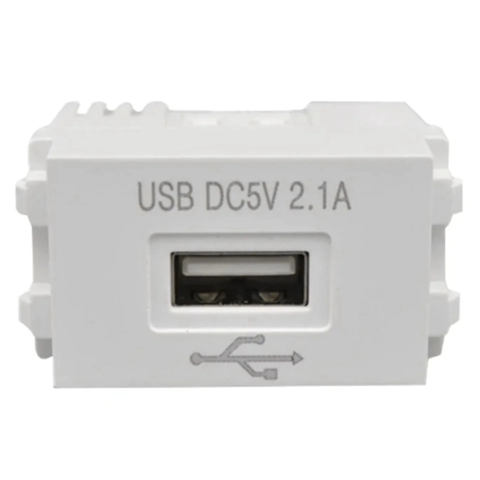 Panel nabíjania mobilného telefónu USB Power Modul 220V Socket 5V Transformátor 2.1A USB nabíjacieho adaptéra na nabíjacích zásuvkách