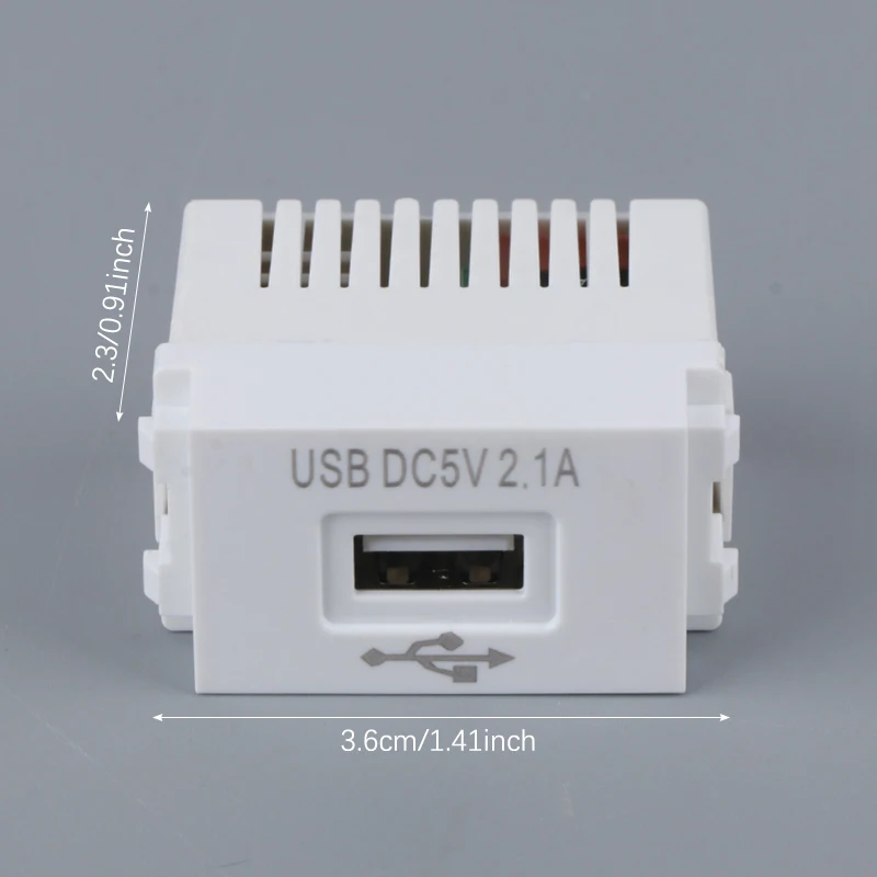 Panel nabíjania mobilného telefónu USB Power Modul 220V Socket 5V Transformátor 2.1A USB nabíjacieho adaptéra na nabíjacích zásuvkách