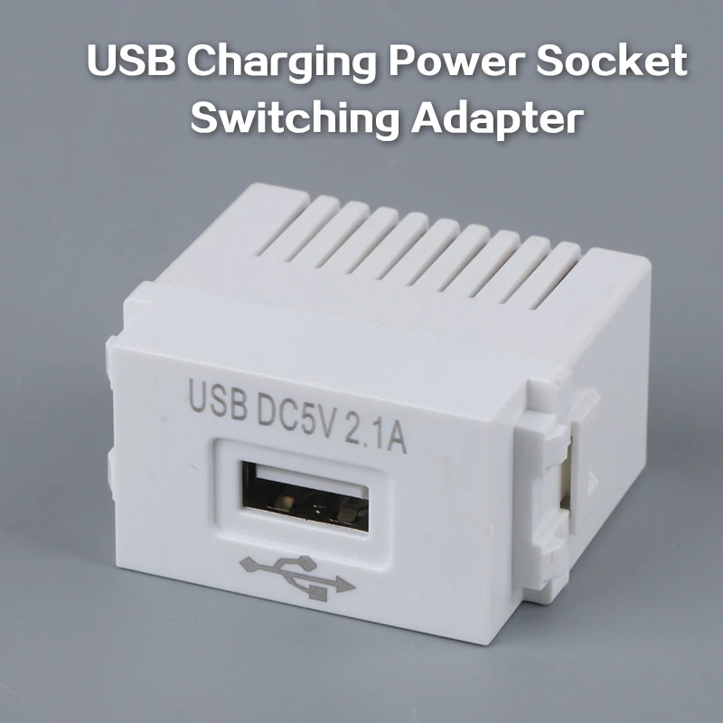 Panel nabíjania mobilných telefónov USB Power Modul 220V Socket 5V Transformátor 2.1A prepínacieho adaptéra