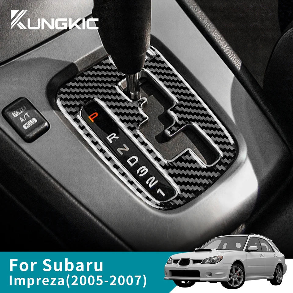 Panel s radením prevodovky pre Subaru Impreza 2005 2006 2007 Real Soft Soft Sticker Interior Doplnky