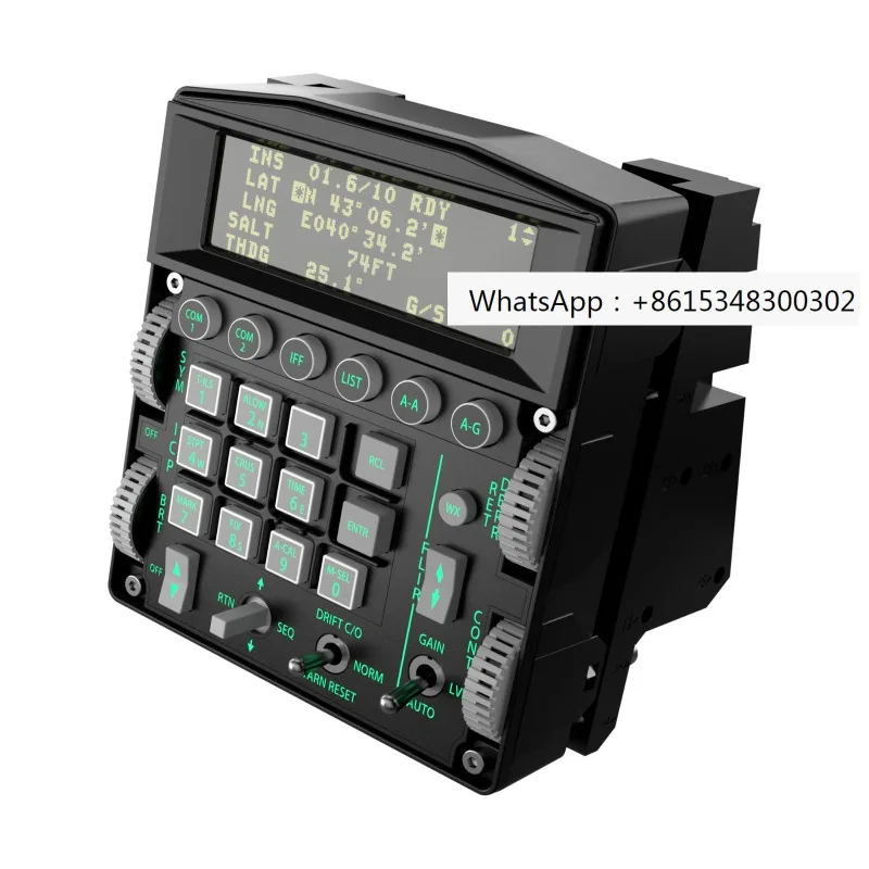 Panel Yisheng F16 ICP DED MIP DCS BMS kompatibilný s simulovaným letom A10 18UFC