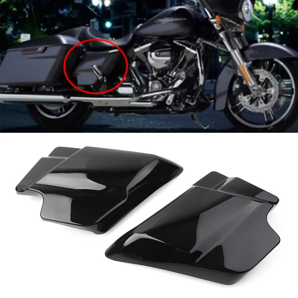 Panely na bočné motocykle Panely vľavo N Pravá súprava na roky 2009-2022 Harley Touring Road King Electra Glide Fltrx FlHr 66048-09 66250-09