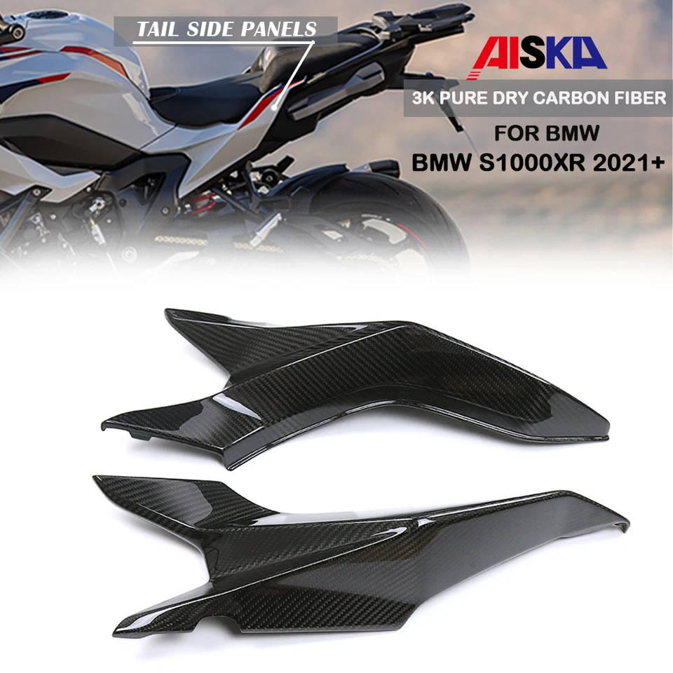 Panely na bočné sedadlá motocyklového zadného zadného sedadla Sada 3K SUPLER SURE SUCHY ABARTNÉ Vláknitá pre BMW S1000XR S1000 XR 2021 2022 2023 2024